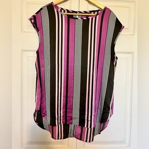 BR cap sleeve stripe shirt